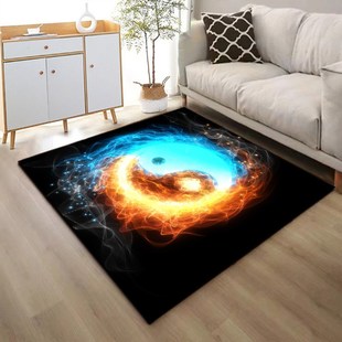 先天后天太极八卦图地毯地垫踏罡B步打坐练习步法罡毯可定制可水