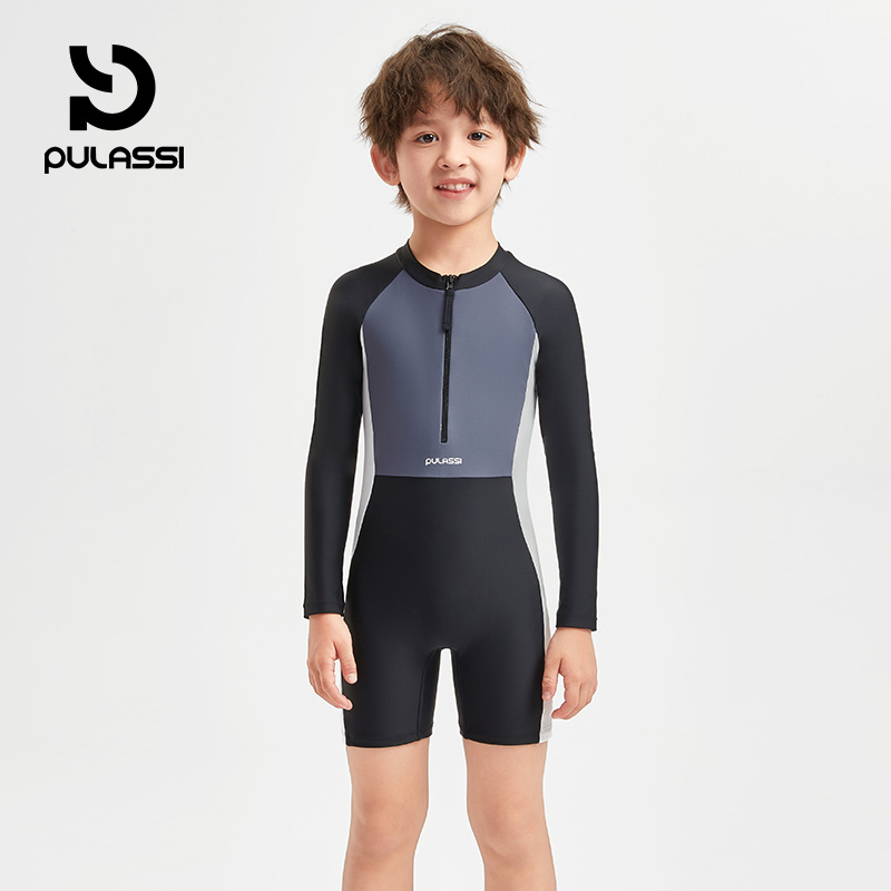 pulassi男童泳衣专业竞速
