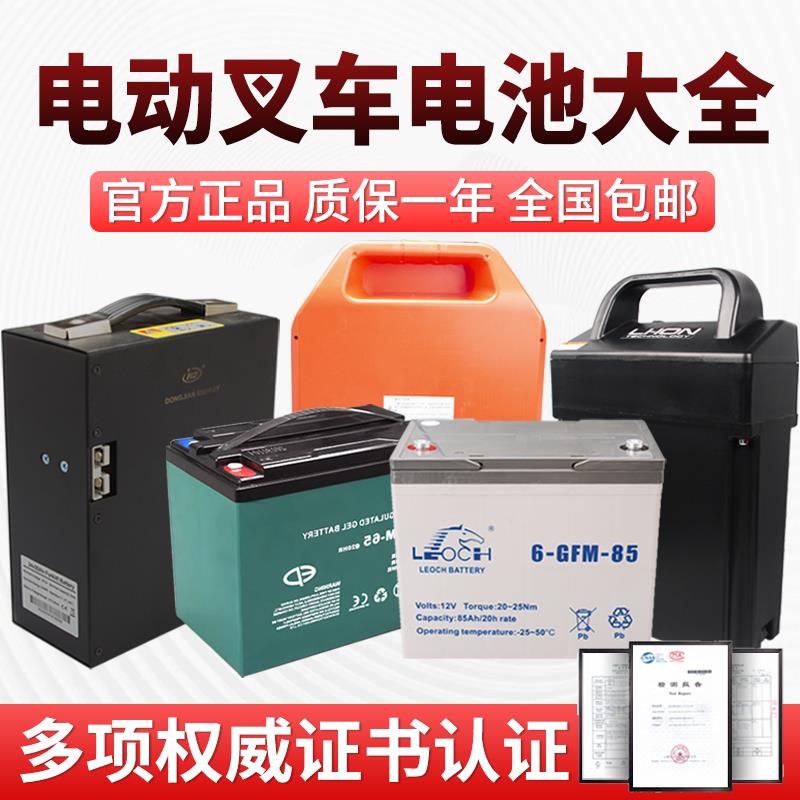 中力合力小金刚电动叉车配件叉车电池锂电池电瓶蓄电池12V30A65A