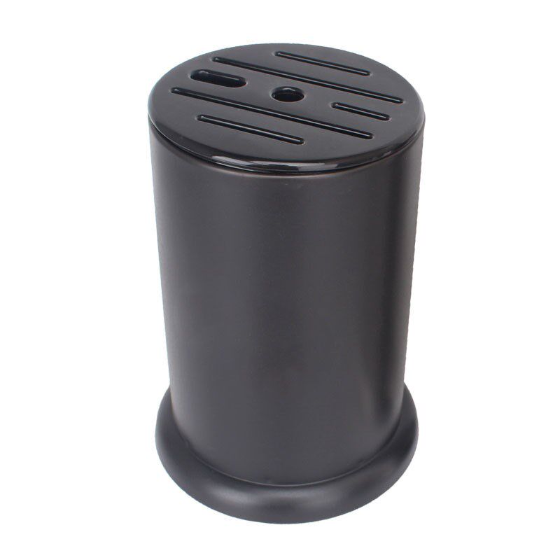 不锈钢插刀刀架大容量多功能插筒沥水筒刀剪收纳刀筒厨房酒店工具