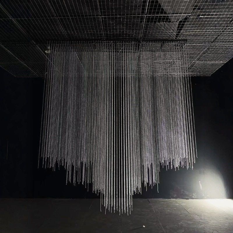 婚庆压克力珠帘背景屏风s婚庆道具水晶婚礼现场装饰舞台背景镂空