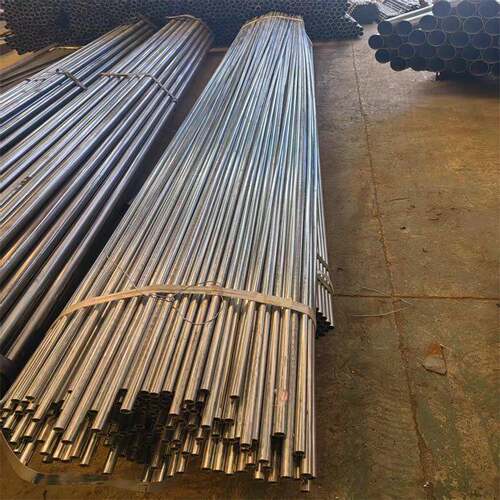 现货镀锌带管 圆58 21347 4可2 定高锌层大棚管3-15尺加工米 折弯