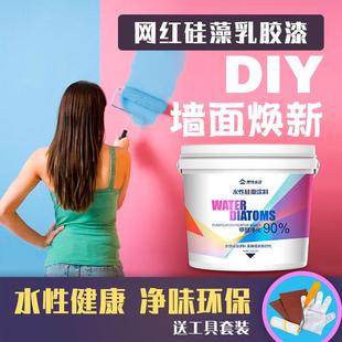 乳胶漆内墙漆室内墙面漆油漆自刷家用墙面修复翻新漆环保涂料