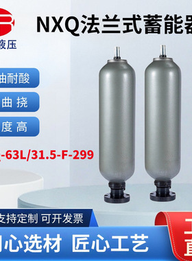 贺德克氮气罐囊式储能器NXQ-63L/31.5-F-299皮囊式法兰型蓄能器