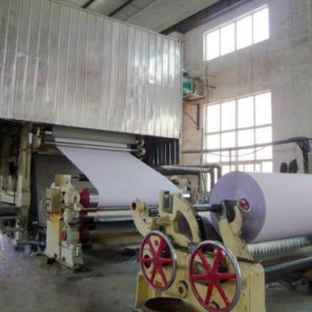 高速文化纸造纸机 1760mm 麦草制浆 信纸A4纸造纸机 日产量4-6t