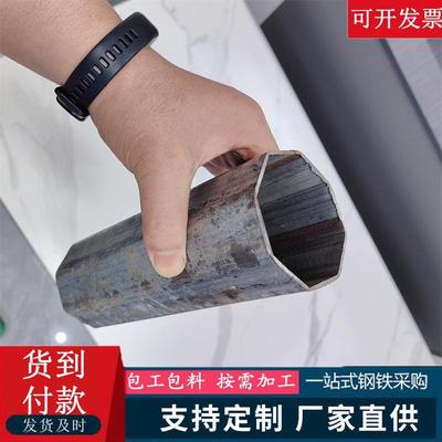 20#冷拔异型管 无缝钢管外六角内圆异形管45# 外方内圆六角无缝管