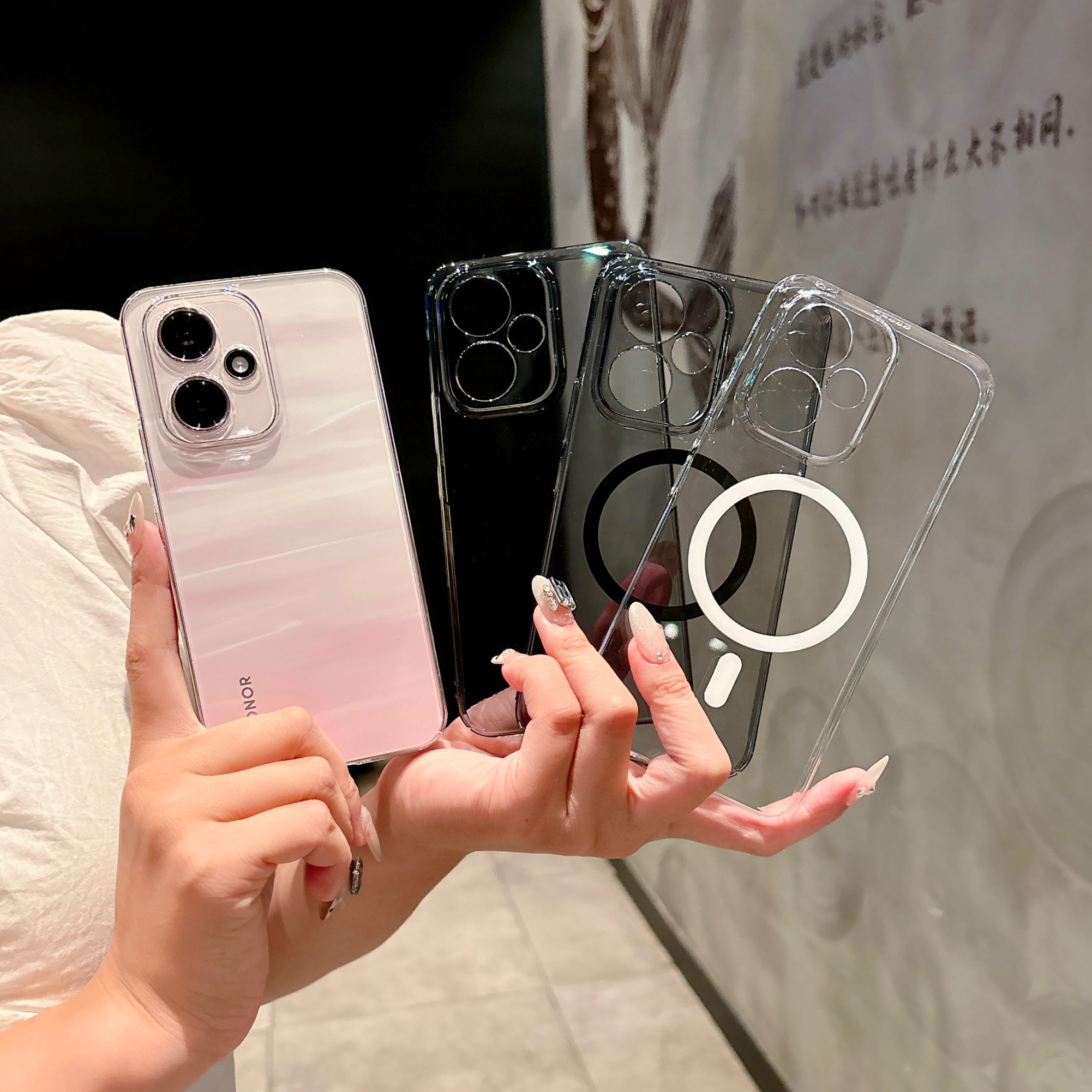 适用荣耀400pro手机壳400透明