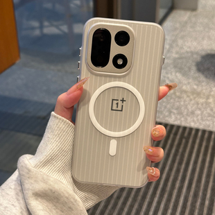 适用一加15手机壳1+13T新款磁吸充电保护套oneplus15磨砂透明一加12超薄一加ACE6全包防摔一加ace5/3散热硬壳