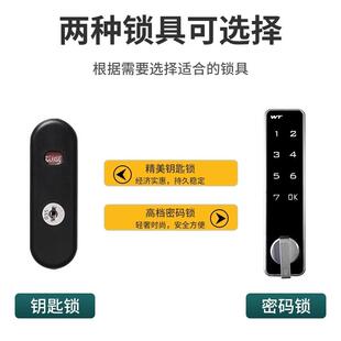 005防尘客 W8书柜家用璃书柜置物柜钢制儿童书带架推玻拉门门MTSG