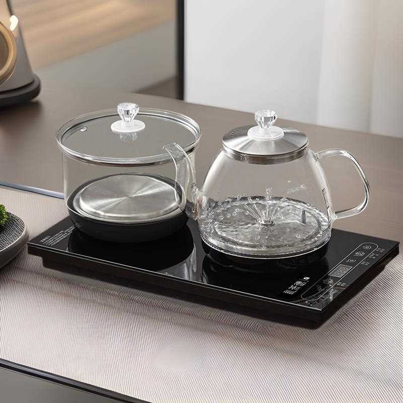 家用烧水壶嵌入式电磁茶炉烧水全自动上水一体式茶台茶桌泡茶专用