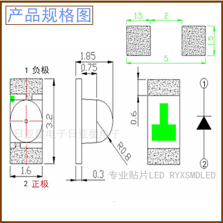 1206红色球头21带翠凸头聚光透EZR镜小角度贴片6l绿ed灯珠发光管