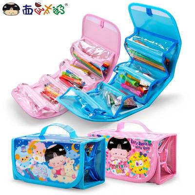 新代新款   西瓜太郎画画笔袋 儿童学习文具套装小学生期末奖品