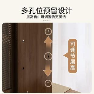 酒柜玻璃门餐边柜客厅靠墙厨房轻奢碗碟柜家用收纳柜简约置物柜子