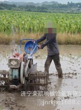水四驱耕柴油手扶拖拉机稻田旋耕种微耕田机价格用农FLI手扶打田