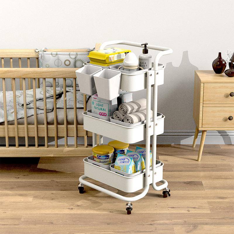 婴用品置层物架宝宝推车生儿儿物品小推OZZ车卧室新多收纳架零赵