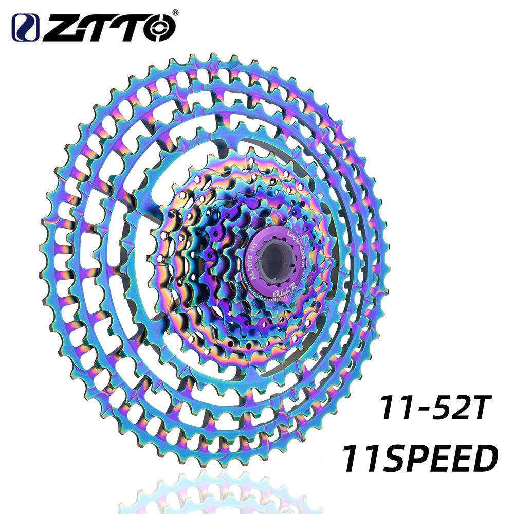 ZTTO/追途 11速11-52T彩色山地车卡式飞轮 变速齿轮 镂空飞轮