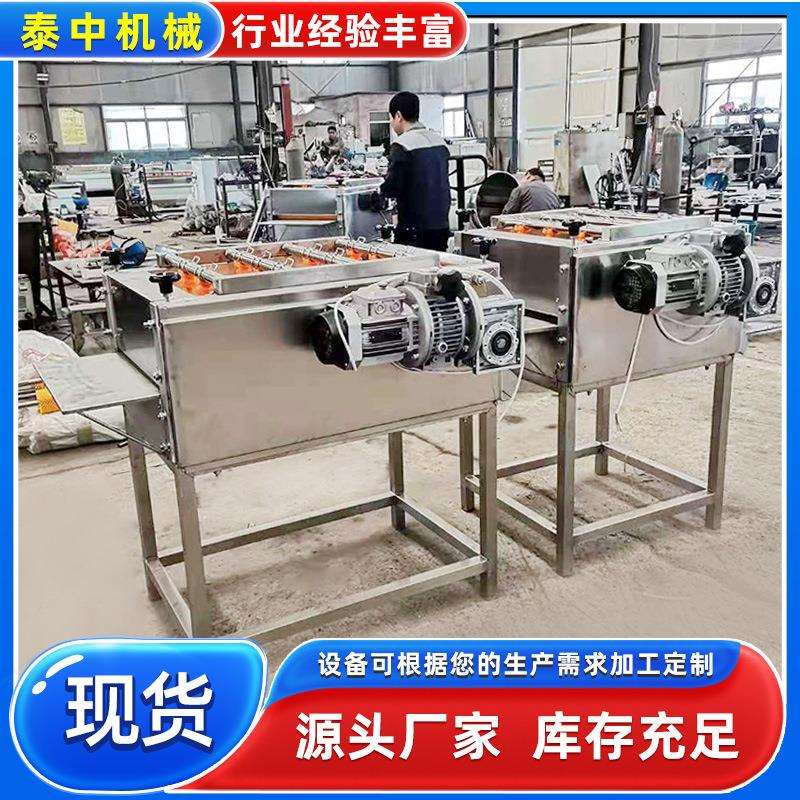 自动粽叶清洗设备 箬竹叶粽叶洗叶机 粽叶双面毛刷粽巴清洗机
