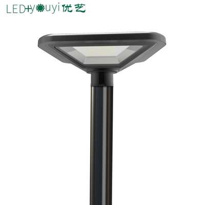 方形款太阳能庭院灯一体化单晶硅太阳能灯带雷达感应功能solar