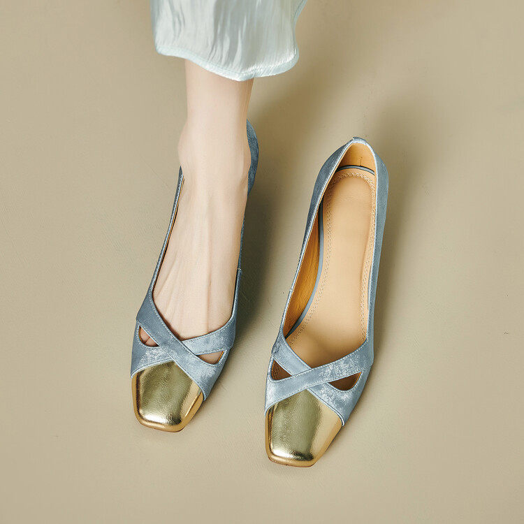 4cm~法式优雅真皮拼色浅口单鞋女国风镂空复古方头粗跟气质玛丽珍,户外/登山/野营/旅行用品,登山鞋/徒步鞋,淘宝优惠券,粉丝福利购,淘宝优惠卷