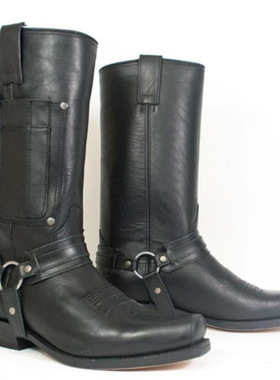 2020年秋冬新款刺绣骑士靴男靴男鞋JGB2020N0003018