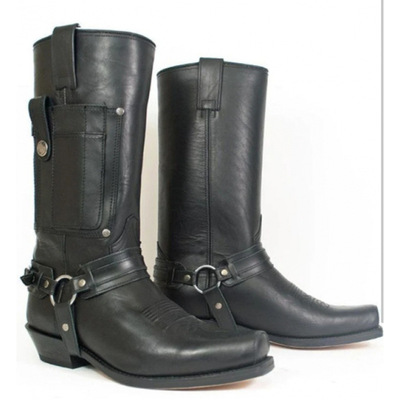 2020年秋冬新款刺绣骑士靴男靴男鞋JGB2020N0003018