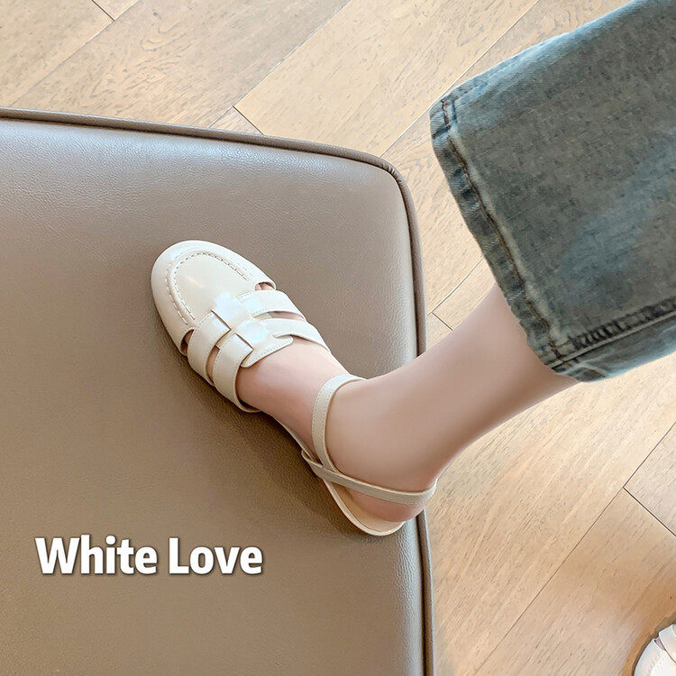 学院风猪笼鞋后空休闲小乖乖平底凉鞋2023夏新款包头凉鞋女,户外/登山/野营/旅行用品,登山鞋/徒步鞋,淘宝优惠券,粉丝福利购,淘宝优惠卷