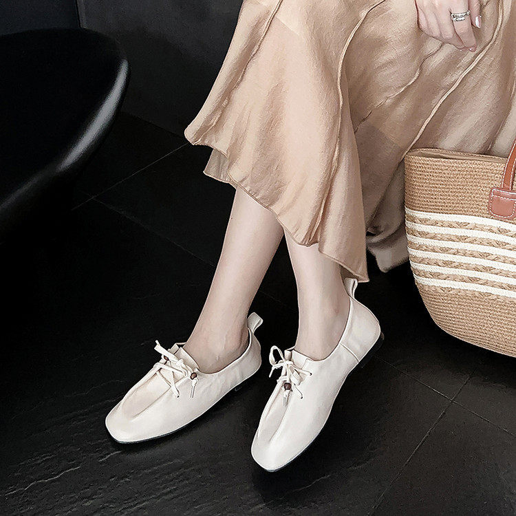 软底豆豆鞋女奶奶鞋2025新款软皮一脚蹬平底鞋晚晚风温柔仙女单鞋,户外/登山/野营/旅行用品,登山鞋/徒步鞋,淘宝优惠券,粉丝福利购,淘宝优惠卷