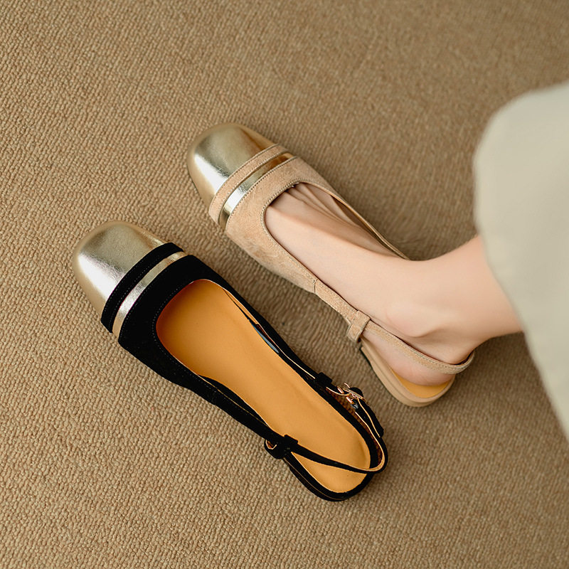 2024新款羊皮夏季包头凉鞋女外穿时尚仙女方头平底鞋女软底夏天,户外/登山/野营/旅行用品,登山鞋/徒步鞋,淘宝优惠券,粉丝福利购,淘宝优惠卷