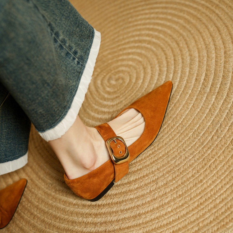 法式赫本风小尖头一字带玛丽珍鞋女2025春季新款舒适百搭平底单鞋,户外/登山/野营/旅行用品,登山鞋/徒步鞋,淘宝优惠券,粉丝福利购,淘宝优惠卷