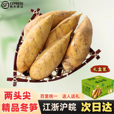 冬笋礼盒，精品两头尖，高品质