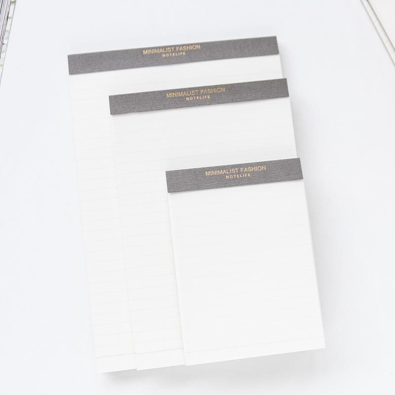 简约PP拍纸本 A5 b5 方格 横线 空白 BC-12113