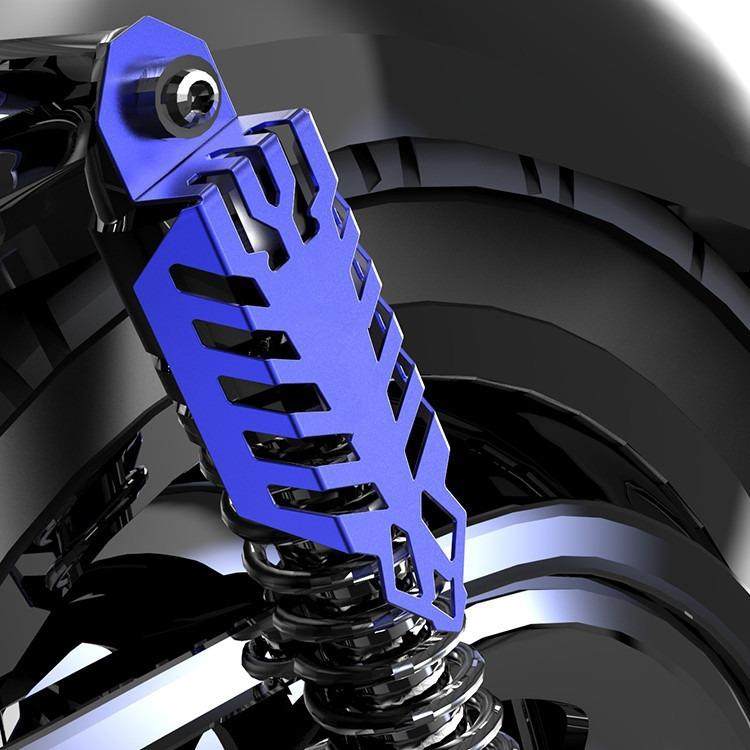 摩托车越野减震改装配件踏板车避震器保护套个性装饰前叉盖减震盖