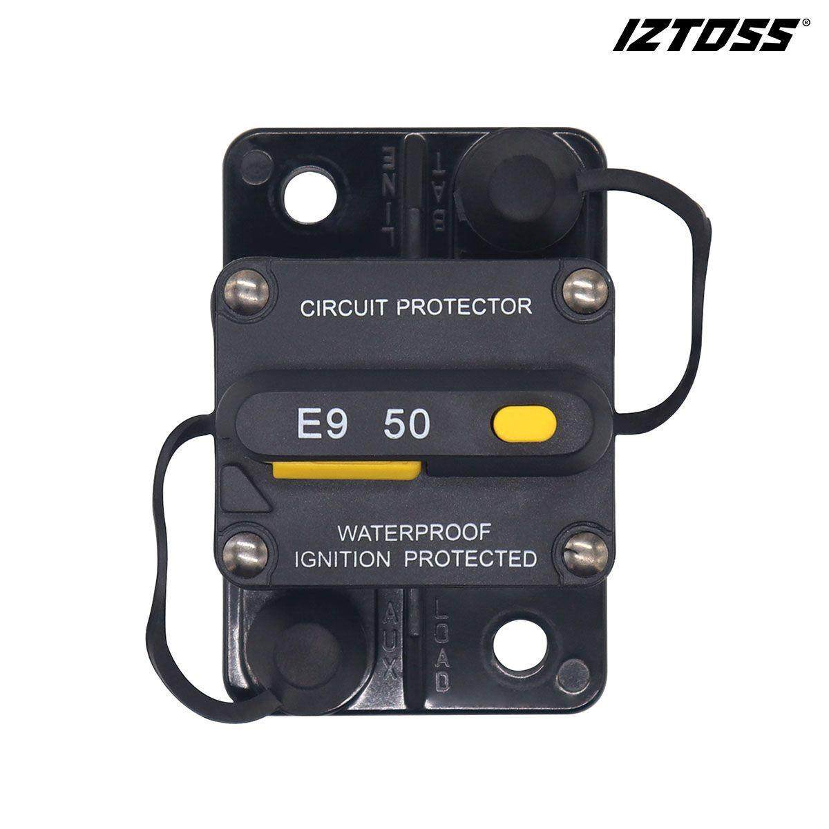 越野车服绞盘过流保护器方形电动车大电流汽车手动断路器50A