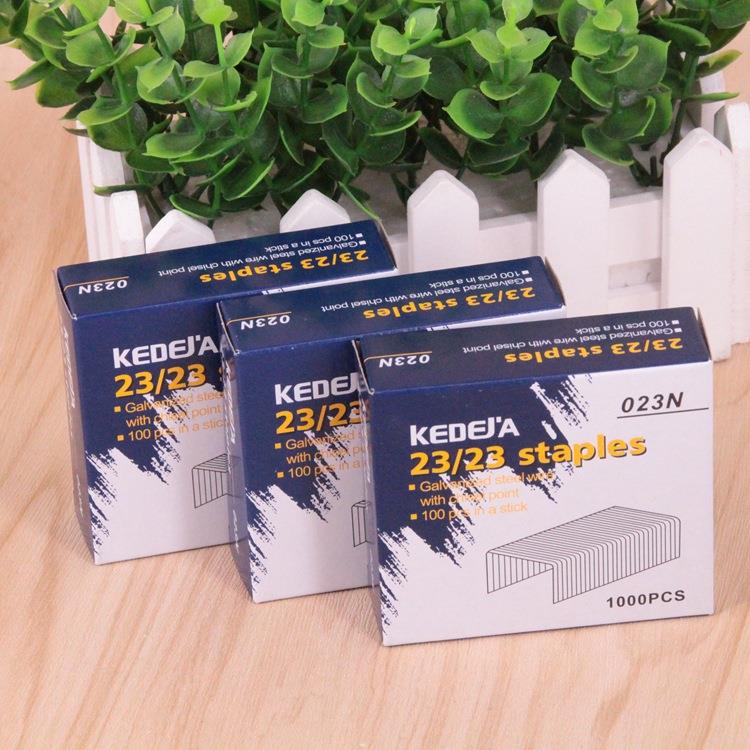 023N订书针 23/23加厚订书钉 厚层加厚钉 订170-210页