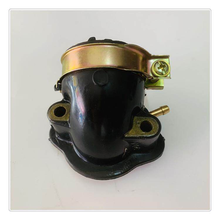 摩托车踏板车豪迈鬼火福喜GY6125 GY6150化油器接口单管