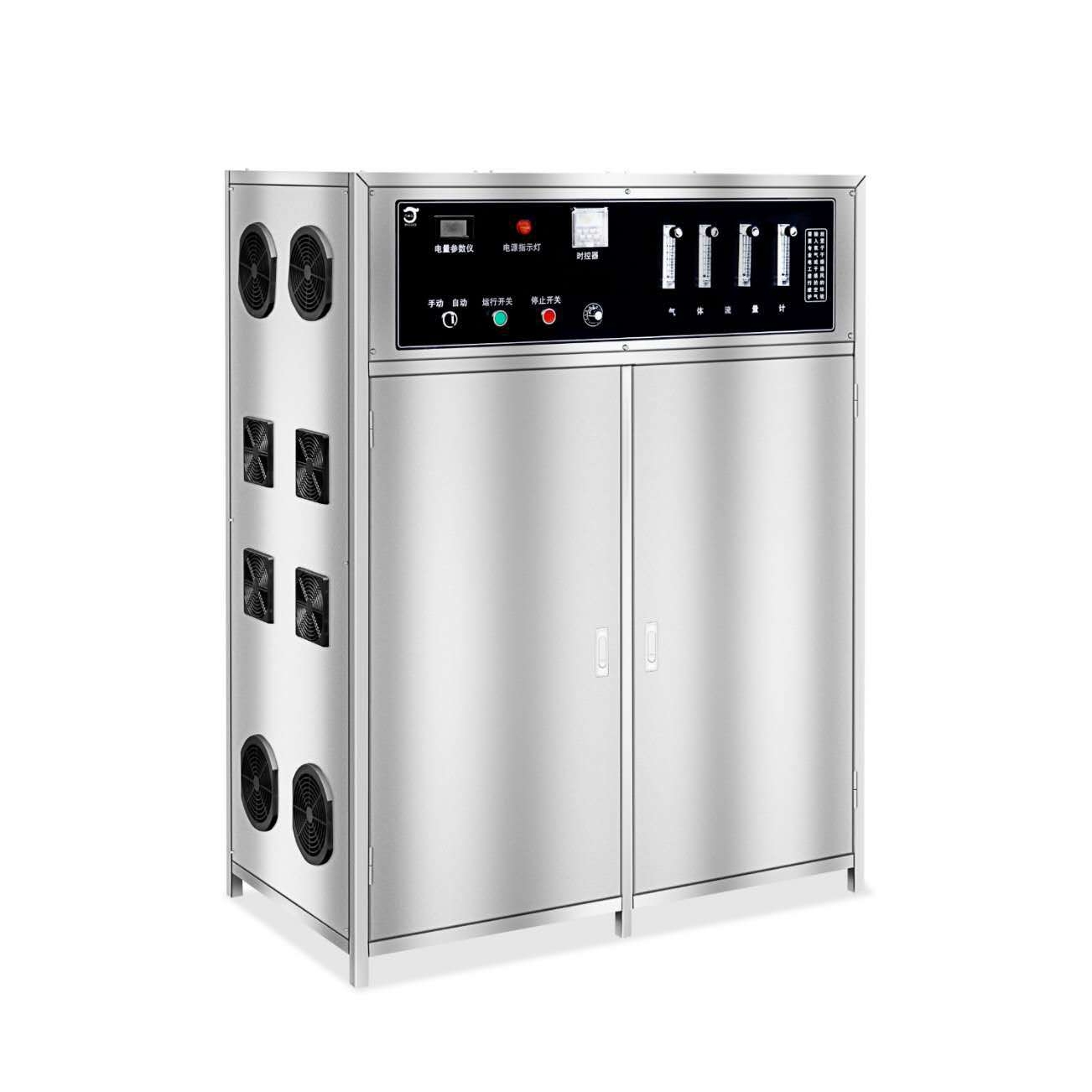 厂家直销水处理杀菌脱色除臭 氧气源200G臭氧发生器一体机