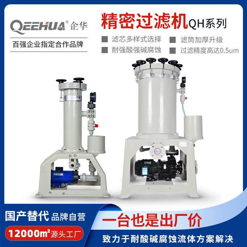 塑料pp镀镍镀铜镀金银湿法冶金耐酸碱化学药液精密电解电镀过滤机