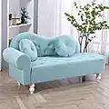 北欧沙发小户型简约布艺简易沙发椅单人双组合贵妃服装店卧室租房