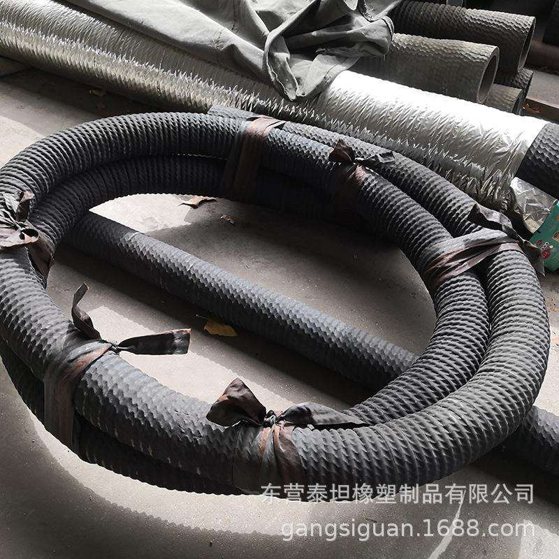 喷砂橡胶管 钢丝缠绕 吸沙喷砂专用胶管3寸4寸DN75 80 100 108