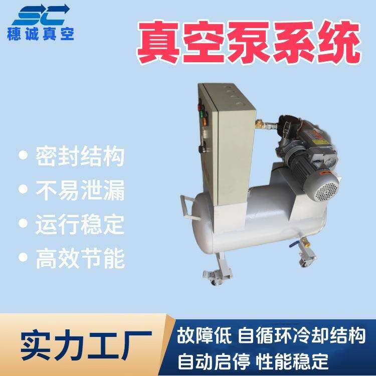 真空泵系统SCXT-300 风冷型泵 故障低 自循环冷却结构 自动启停