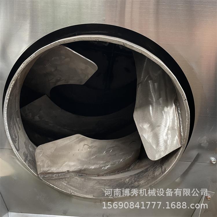 大型电磁炒货机流水线 不锈钢滚筒五谷杂粮黄豆炒熟设备 全自动