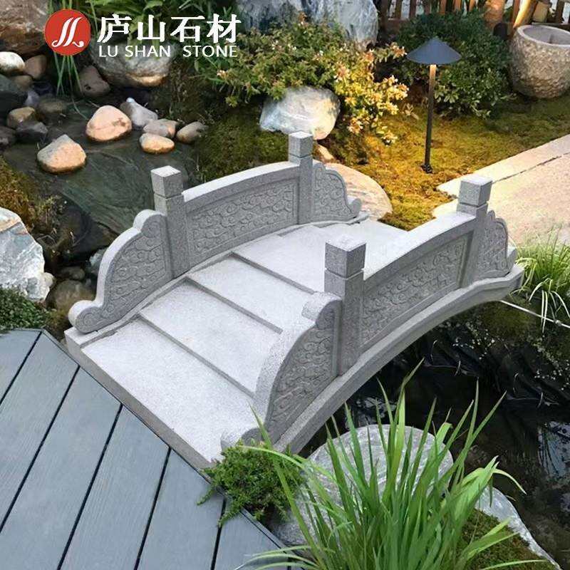 庭院小石桥仿古石雕园林石拱桥花园桥石栏板花岗岩景区大型景观桥