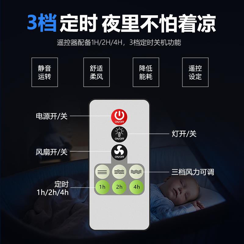 风扇灯螺口灯泡节能超亮全屋家用卧室风扇灯静音护眼吊扇灯