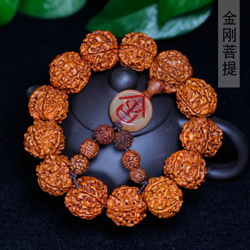 精品金刚菩提舍得款尼泊尔五5瓣手串男款手持手串
