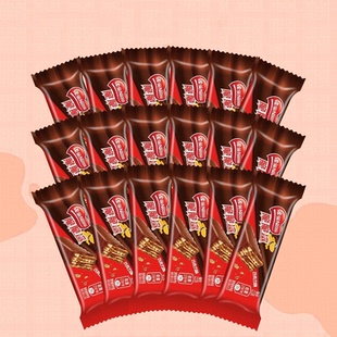 年货儿童休闲小零食 雀巢脆脆鲨巧克力牛奶味威化夹心饼干网红爆款
