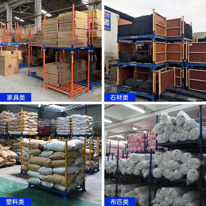 定制冷库插管堆架垛圆管架立柱插式杆堆高钢制堆垛式货商用BSD-F-