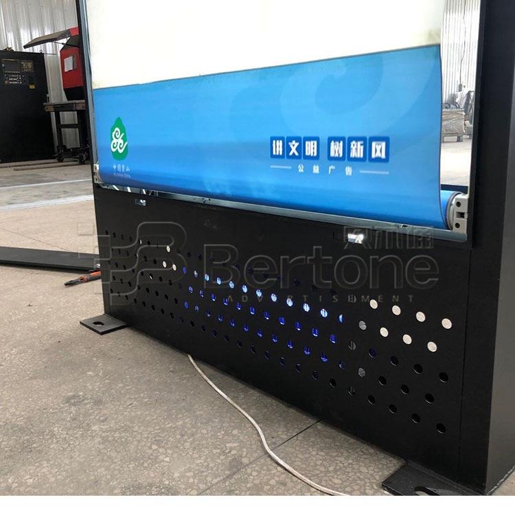 灭蚊动灯箱指路牌阅滚报栏传公交站BT-GD台候车栏亭壁挂宣广告牌