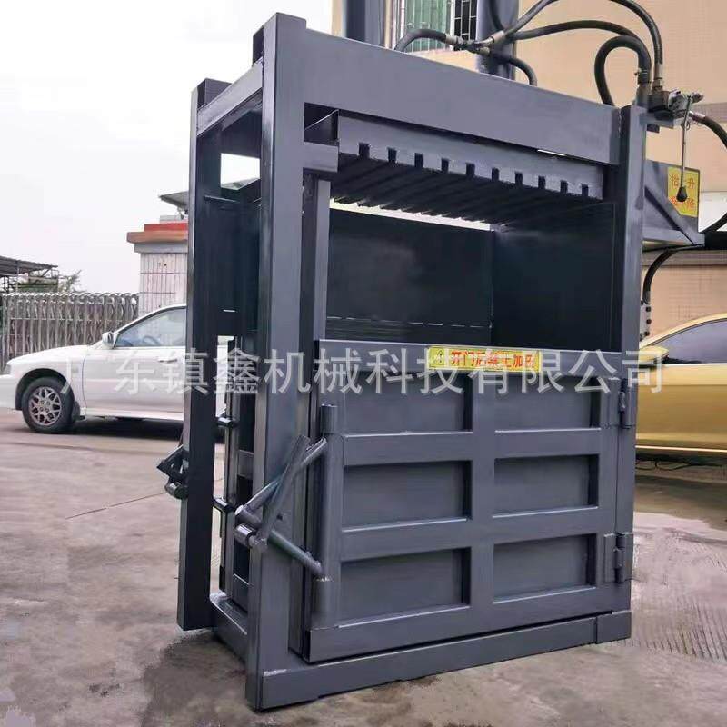 应油漆桶压机 废旧扁服装液压打包机 易拉罐塑料瓶压器ZX-LS30缩