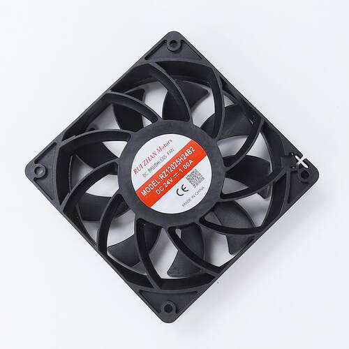 1R2V静音机箱电厂脑散热变频器散工业风扇工直供Z12KCL025-9热风