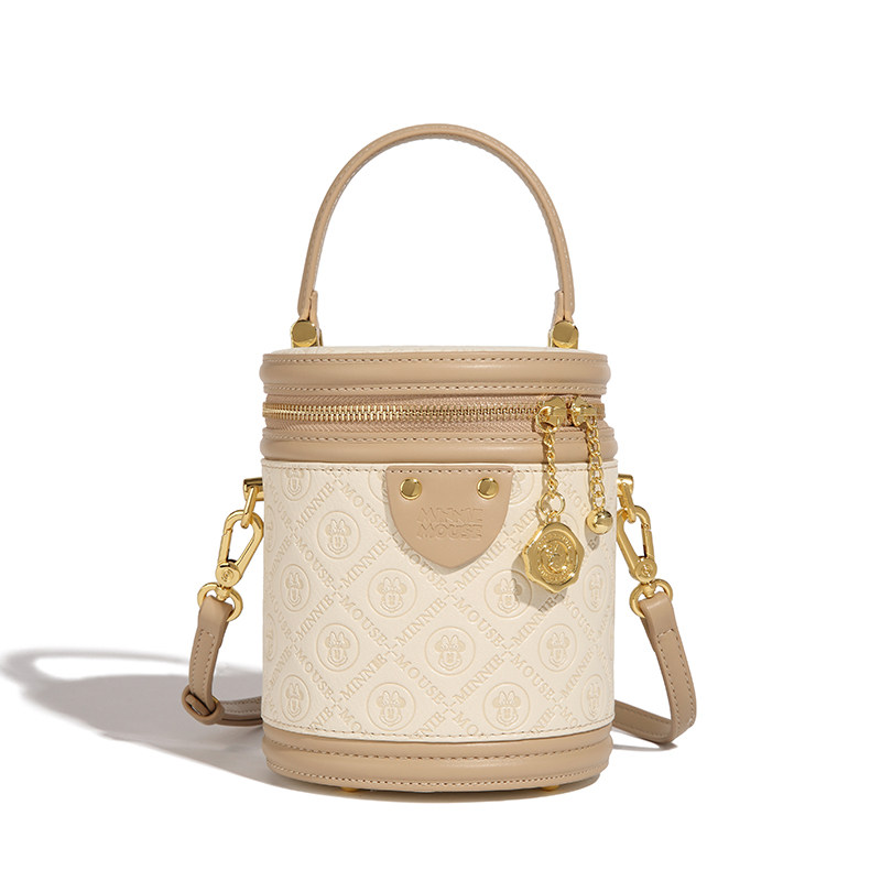 Disney/迪士尼包包授权正品米奇水桶包单肩斜跨手提发财桶女礼物